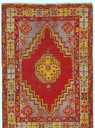 Tapis ancien Turc Anatolian fait main, 1C527