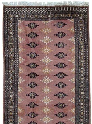 Tapis vintage Ouzbek Bukhara fait main, 1C538