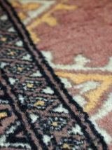 Tapis vintage Ouzbek Bukhara fait main, 1C538