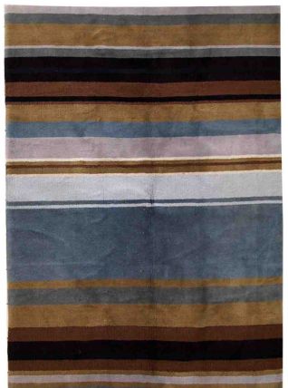 Tapis vintage Indien Moderne fait main, 1C551
