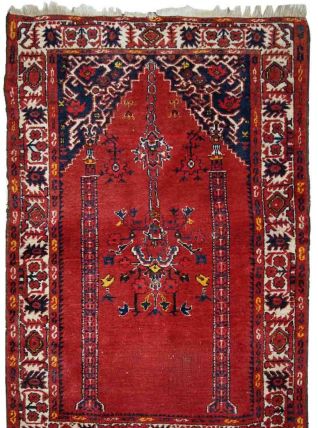 Tapis ancien Turc Anatolian fait main, 1C563