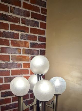 Lampadaire Maison Sciolari avec 5 abat ,non signé -jours en 