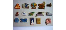 Lot  de 60 Pin's Années 90