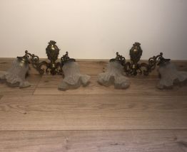 Lot lustre + appliques 