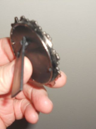 Médaillon dentelle à poser