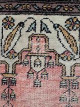 Tapis vintage Ouzbek Bukhara fait main, 1C765