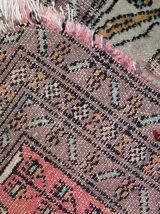 Tapis vintage Ouzbek Bukhara fait main, 1C765