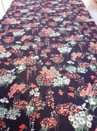 Coupon de tissus vintage. Années 60/70. 400X140.