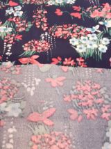 Coupon de tissus vintage. Années 60/70. 400X140.