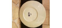 Assiette décorative Boch frères scène de vie
