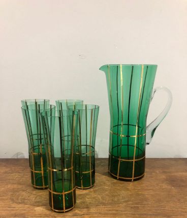 ensemble à orangeade 1950