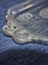 Plat à cake décor : cygnes Vintage