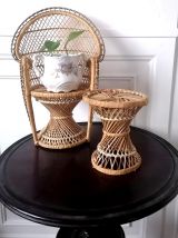 Fauteuil Emmanuelle en rotin 