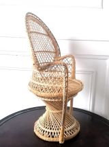 Fauteuil Emmanuelle en rotin 