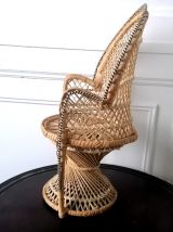 Fauteuil Emmanuelle en rotin 