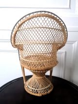 Fauteuil Emmanuelle en rotin 