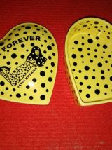 Kusama Yayoi Copyright signé trés rare Boîte en porcelaine p