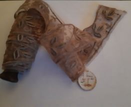 Ancien ruban en dentelle de Calais 