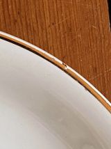 Set de 8 assiettes plates Sarreguemines Blé d'or