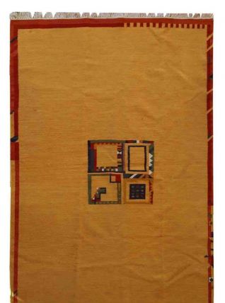 Tapis vintage Persan Gabbeh fait main, 1C582