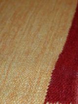 Tapis vintage Persan Gabbeh fait main, 1C582