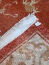 Tapis vintage Chinois Art Deco fait main, 1C591