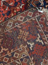 Tapis ancien Persan Khamseh fait main, 1C595