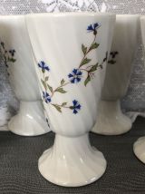 6 mazagrans porcelaine du Berry