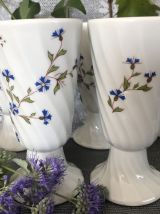 6 mazagrans porcelaine du Berry