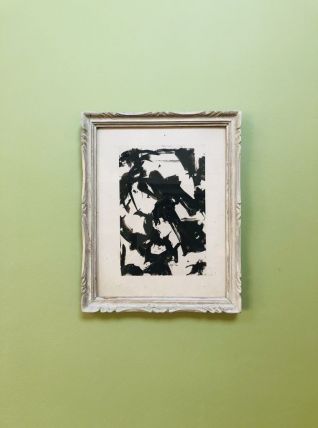 Tableau: Abstraction signé GP janvier 87