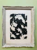 Tableau: Abstraction signé GP janvier 87