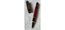 Stylo Bille Walk- Over Club Rouge Marbré Années 90