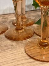 Set de 5 verres à liqueur roses