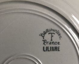 Assiettes badonviller