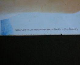 plaque publicitaire coca cola 