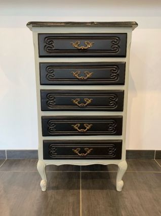 Semainier vintage 5 tiroirs