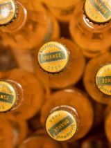 Bouteilles de soda vérigoud orange et citron