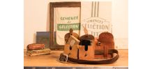 Robustes cartouchières militaires en cuir