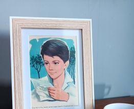 CADRE ILLUSTRATION VINTAGE