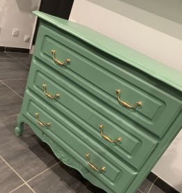Commode vintage années 1970 relookée