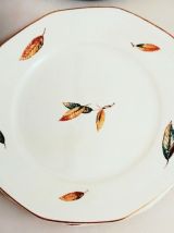 Lot 6 assiettes en porcelaine de Nemours