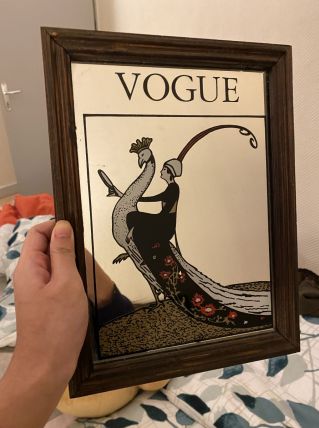 Miroir publicitaire Vogue
