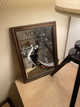 Miroir publicitaire Vogue