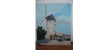 Tableau huile sur toile 46 cm x 38 cm 