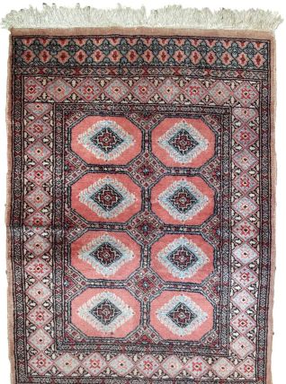 Tapis vintage Ouzbek Bukhara fait main, 1C618