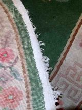 Tapis ancien Chinois Art Deco fait main, 1C619