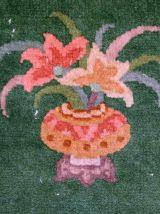Tapis ancien Chinois Art Deco fait main, 1C619