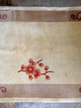 Tapis vintage Chinois Art Deco fait main, 1C622