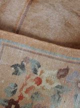 Tapis vintage Chinois Art Deco fait main, 1C649