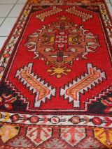 Tapis vintage Turc Yastik fait main, 1C651